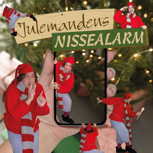 Nissedrillerier med Julemandens Nissealarm digitale fotopakker fra Julemandens Værksted