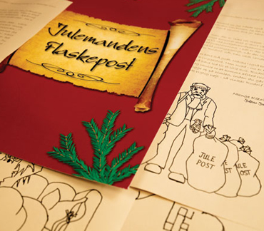 Personlige nissebreve Julemandens Flaskepost fra Julemandens Værksted