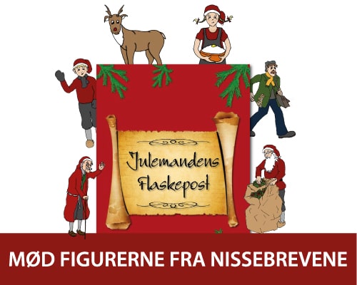 Personlige nissebreve fra julemanden - Julemandens Flaksepost fra Julemandens Værksted